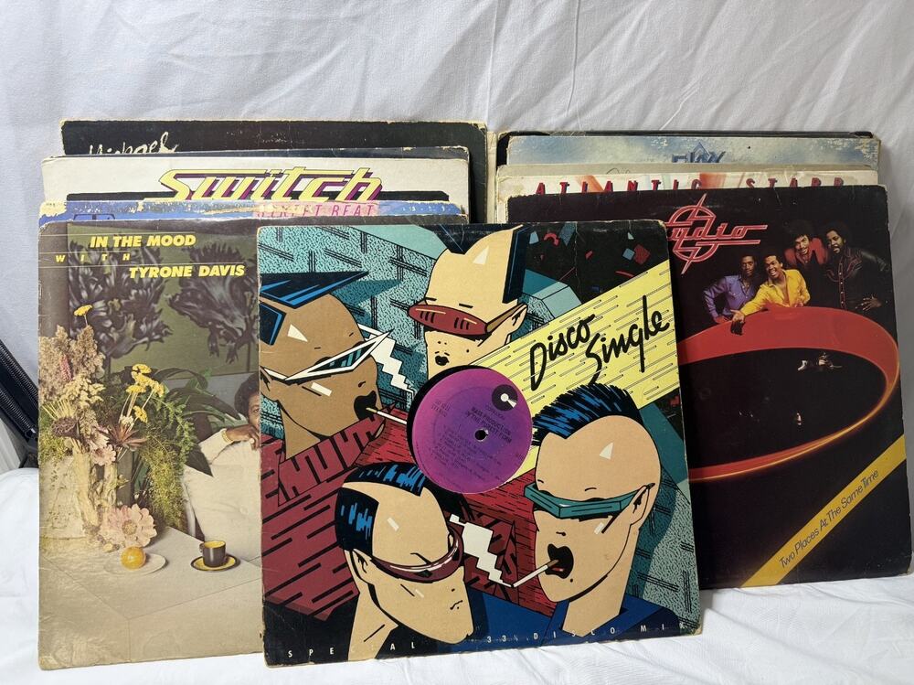 Vintage 70s 80s Disco Funk R&B Vinyl Record Lot 11pc Gap Band Skyy LPs